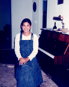 Karen's teen years enjoyed writing in journals and playing the piano